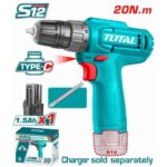 Total TDLI12456 Cordless drill Voltage:12V 20Nm - Image 2