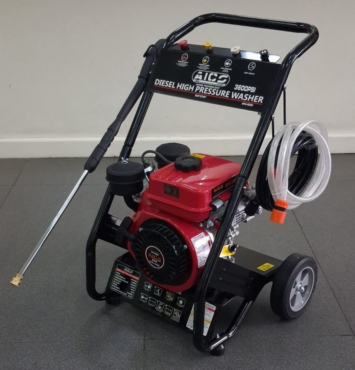 4be1821c-4c3a-4013-a58d-95326c858544 Aico Japan DIESEL Pressure washer 3600psi with 8hp Diesel Engine - Image 1
