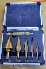 5-piece step drill bit set