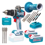 Total TIDLI209686 Brushless cordless impact drill 96Nm