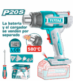Total TBLI2058 Cordless heat gun 20V - Image 2
