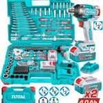 Total THKTHP41728 172 Pcs Cordless impact wrench tools set