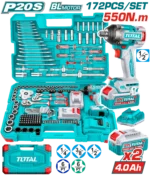 Total THKTHP41728 172 Pcs Cordless impact wrench tools set - Image 3