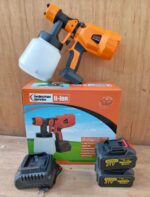 Works branded 21V Cordless Paint Spray Gun kit