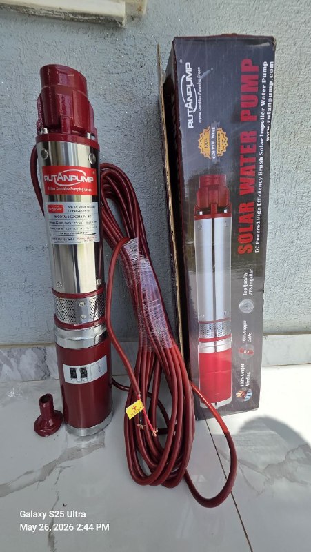 e173b4d7-c37c-4d35-b3ff-be816ca060f9 Rutanpump solar water pump 24V 400W 50M - Image 1