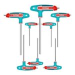 Total THHW80816 8 Pcs T-handle hex wrench set 8 Pcs
