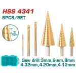 Total TACSD2061 Step drill bit set 6 pcs - Image 2