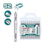 Total TAC16HL133 Screwdriver bit PH2+SL6.0,65mm,10pcs/set Double end bit - Image 2
