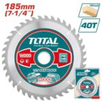 Total TAC231415 TCT saw blade 185mm(7-1/4") 40T - Image 2
