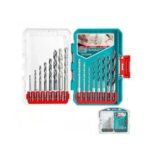 Total TACSDL11608 16 Pcs metal, masonry and wood drill bits set