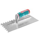 Total THTT81286 Plastering trowel with teeth(Plastic handle) Size:280x130mm