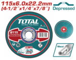Total TAC2231151 Abrasive metal grinding disc 115mm(4/ 1/2")X6.0mm - Image 3