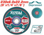 Total TAC2232301 Abrasive metal grinding disc 230mm(9")X6.0mm - Image 2