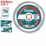 Total TAC2337210 TCT saw blade for aluminum 254mm(10") 100T - Image 3