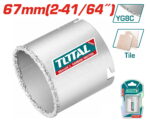 Total Carbide gritted hole saw 67mm (2-41/64") - Image 3