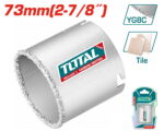 Total TAC440731 Carbide gritted hole saw 73mm (2-7/8") - Image 3