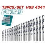 Total TACSD0195 HSS twist drill bits set 19pcs - Image 3