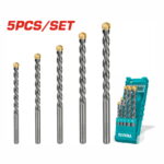 Total TACSD5051 Masonry drill bits set 5pcs - Image 3
