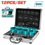 Total TACSH1121 Bi-metal Hole saw set 12pcs - Image 2