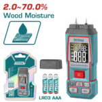 Total TETWM031 Wood moisture meter 2~70% - Image 2