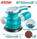 Total TF2061506 Rotary sander 450W 150mm - Image 3
