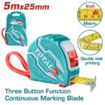 Total TMT126052 Steel measuring tape 5mx25mm - Image 3