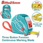 Total TMT126081 Steel measuring tape 8mx25mm - Image 2