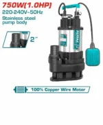 Total TWP775016 Sewage submersible pump 750W(1.0HP) 13M - Image 3