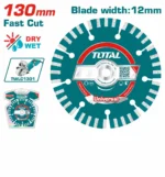 Total TAC2111301 Dry diamond disc 130(5")X20mm - Image 3
