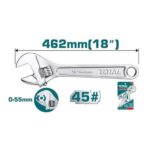 Total THT1010183 Adjustable wrench Length:450mm(18") - Image 2