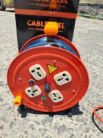 25-meter 2.5mm² professional heavy-duty extension cable reel