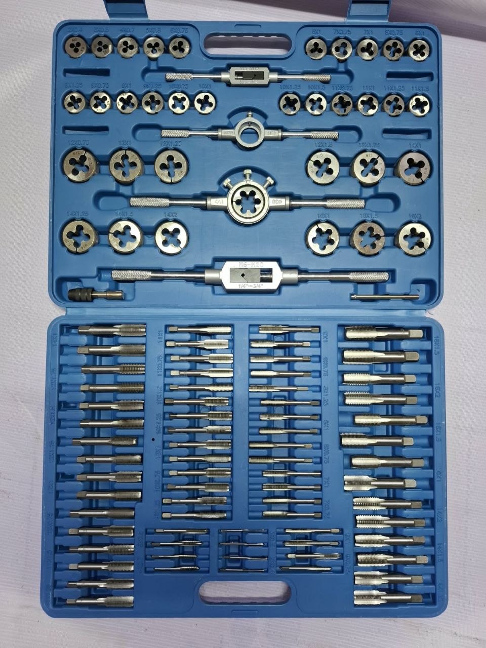 3463c49c-c810-4077-a875-bc1cff72ffa6 110-piece metric tap and die set - Image 1