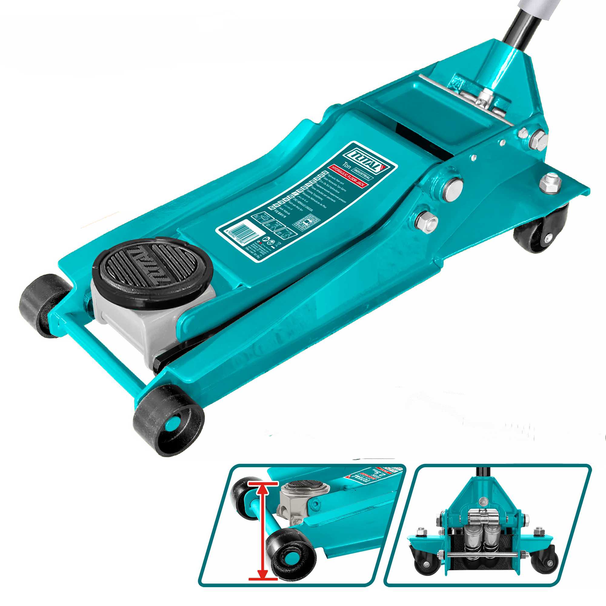THT10804 Total THT10804 Hydraulic floor jack 4Ton - Image 1