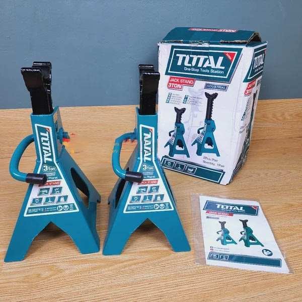 thjs0301-2 Total THJS0301 Jack stand 2pcs/pair 3Ton - Image 1